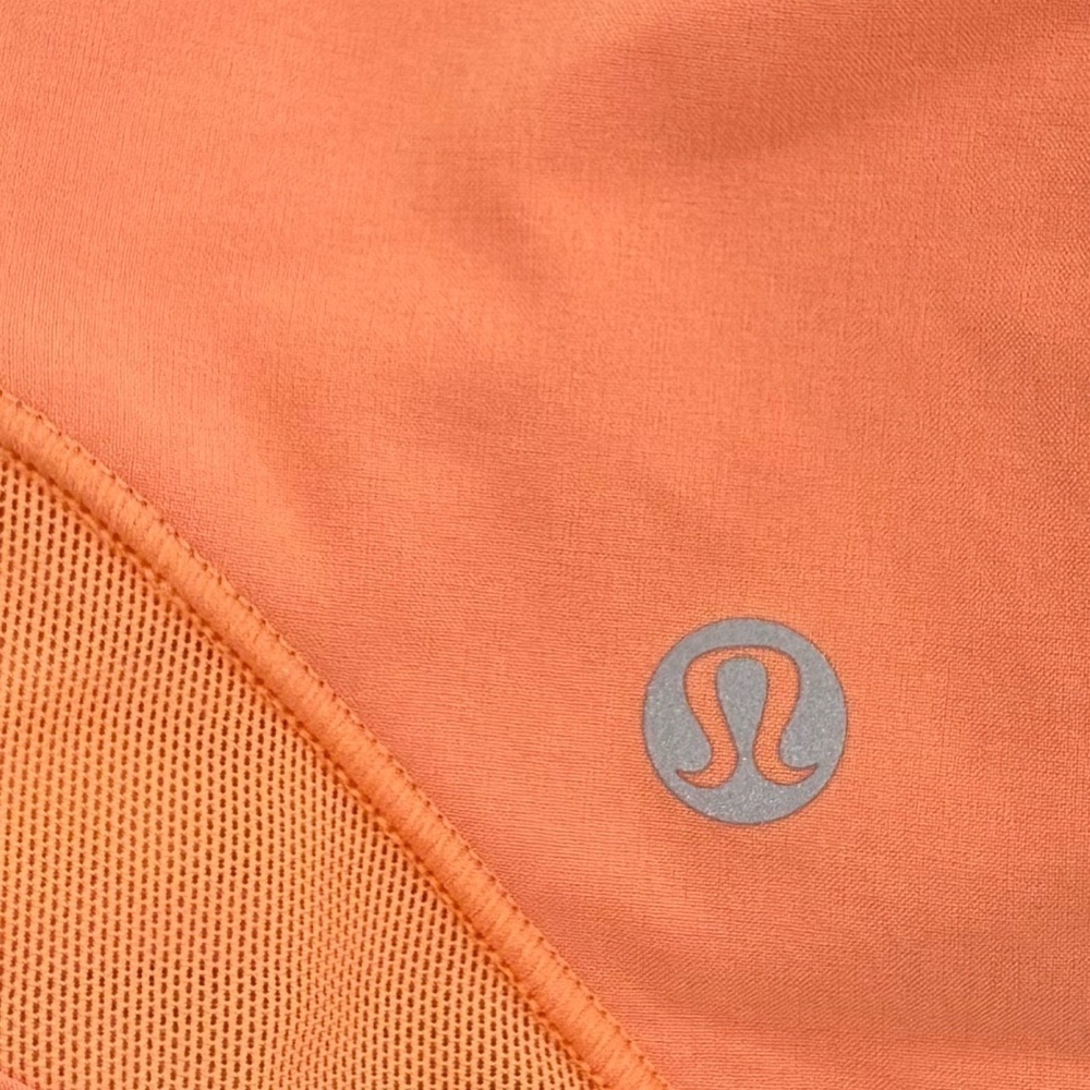 NWT Lululemon Hotty Hot Shorts 2.5" Size 10 In Coral Kiss Orange - Picture 3 of 7